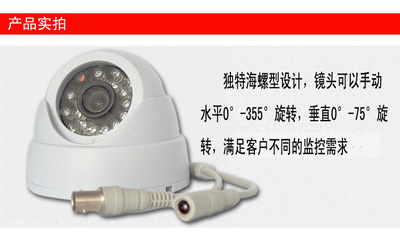 专业解析 AVE337AW(B) 700TVL海螺监控摄像头的性能与应用